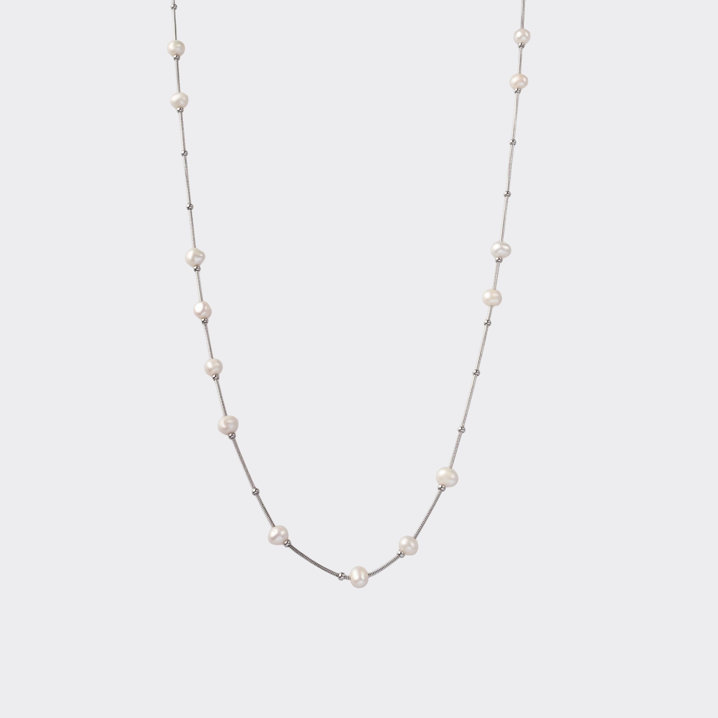 SCARLETT – Perlen-Halskette 85 cm, BETTENCOURT Schmuck – Ansicht 2