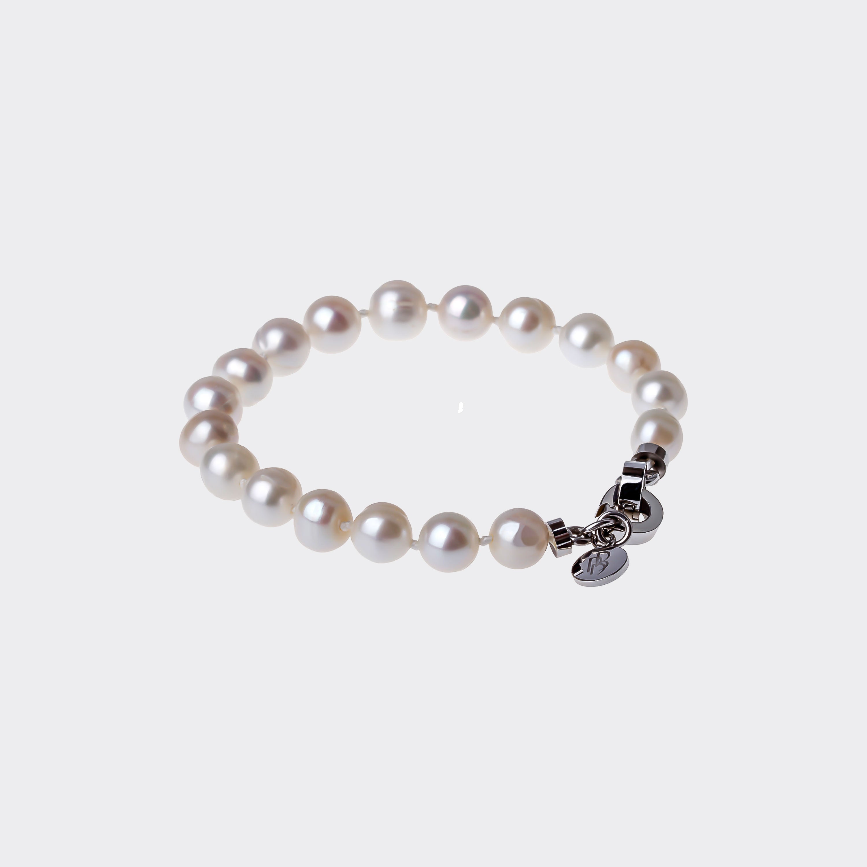 PERLA – Baroque Pearl Silk Bracelet, BETTENCOURT jewellery — view 4