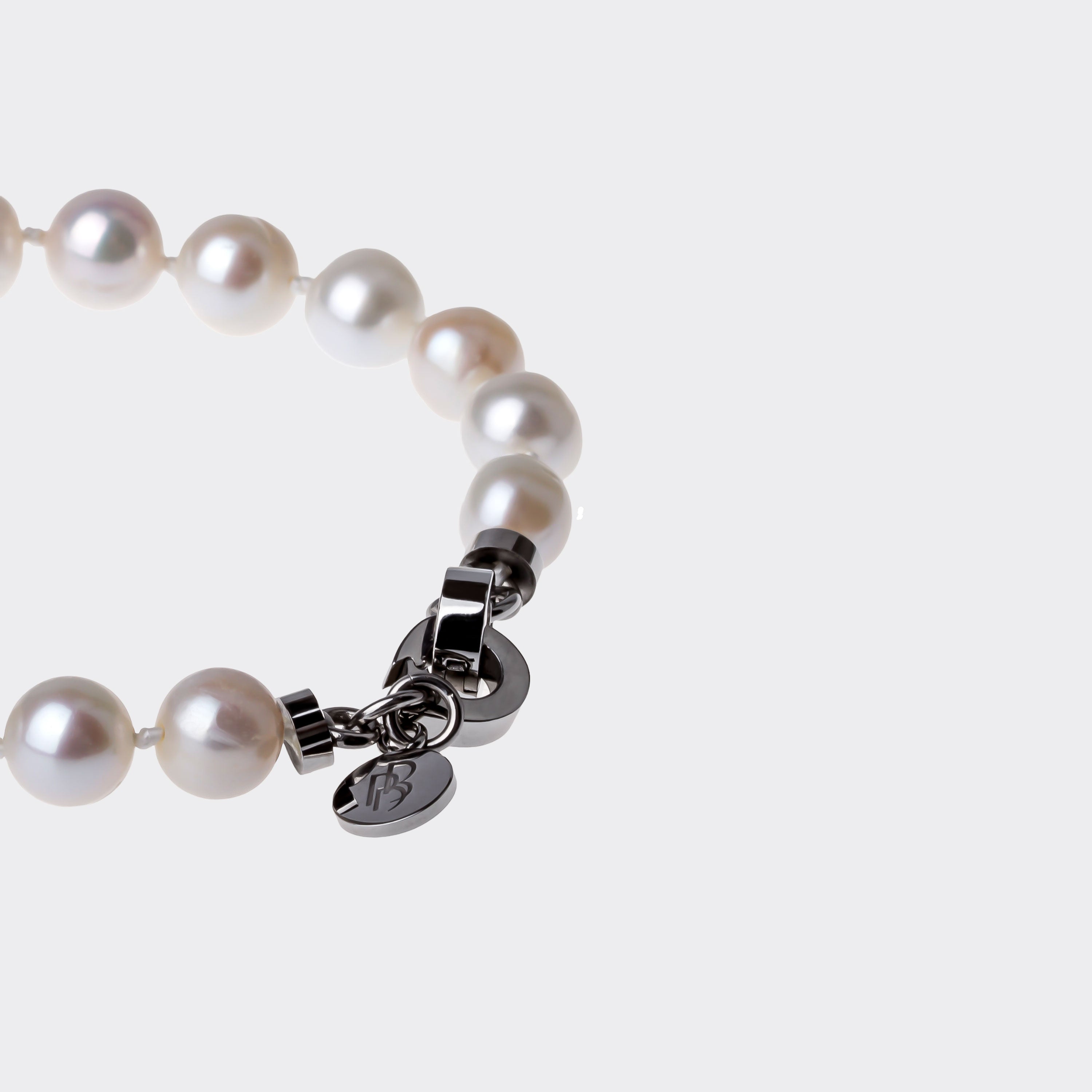 PERLA – Baroque Pearl Silk Bracelet 19.5cm, BETTENCOURT jewellery