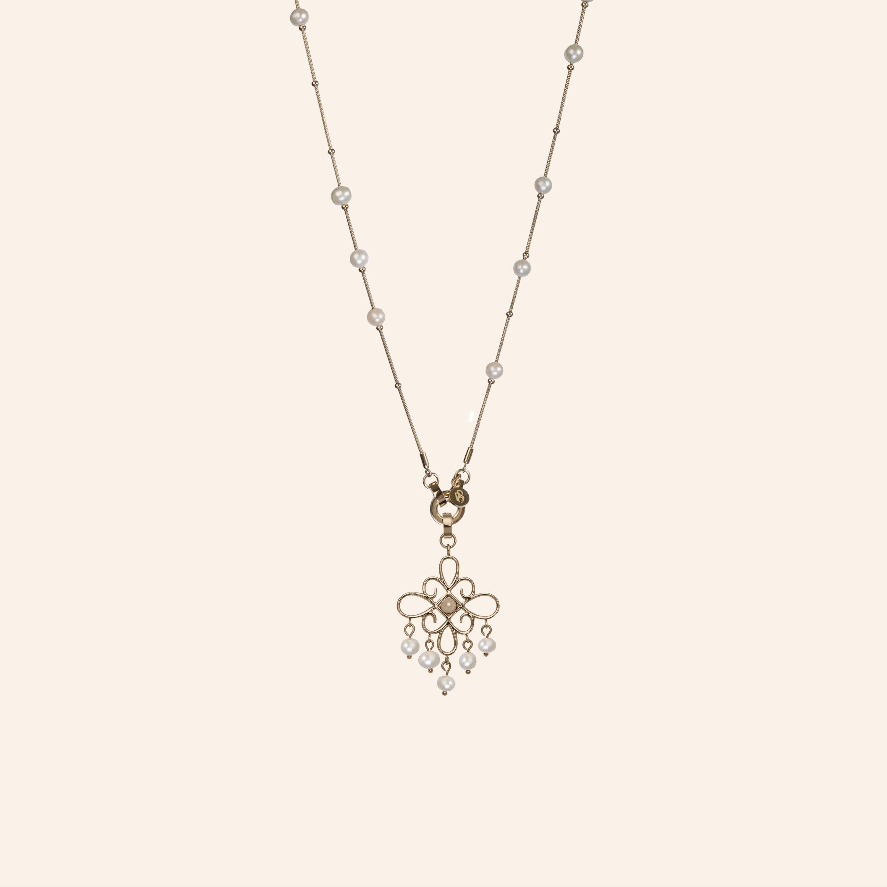 ZAIRA Anhänger – Barockperlen in Gold, BETTENCOURT Schmuck – Ansicht 4