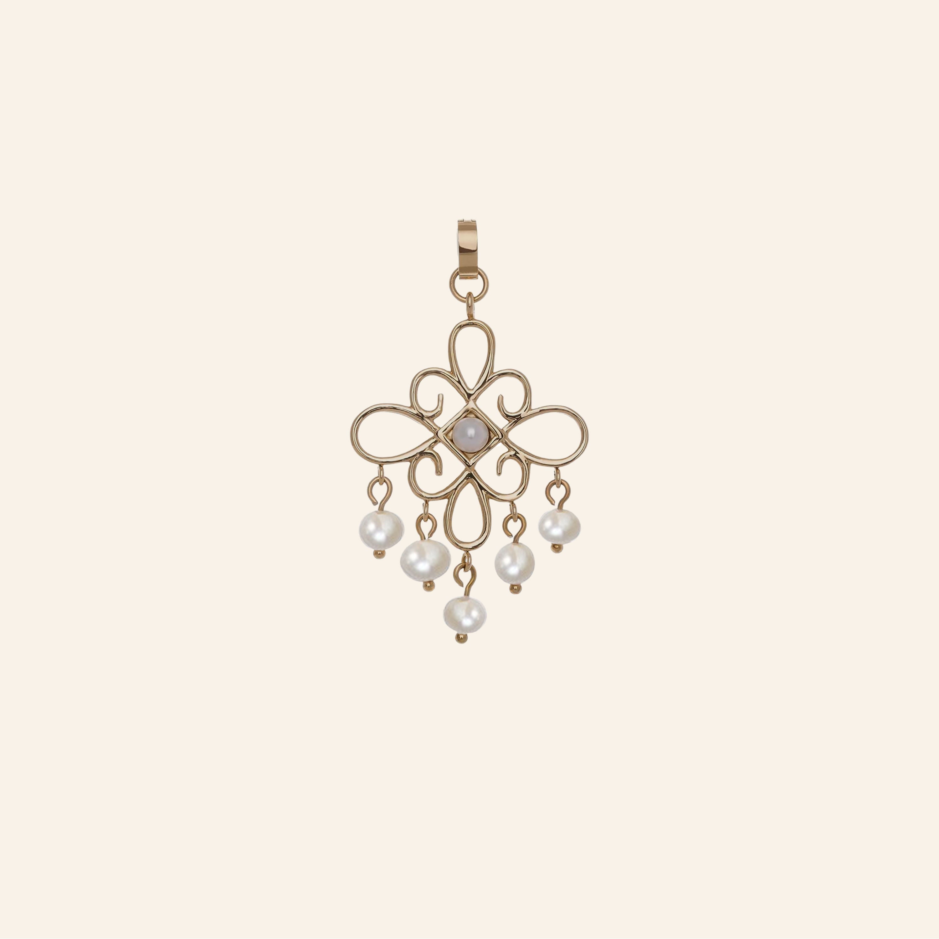 ZAIRA Anhänger – Barockperlen in Gold, BETTENCOURT Schmuck