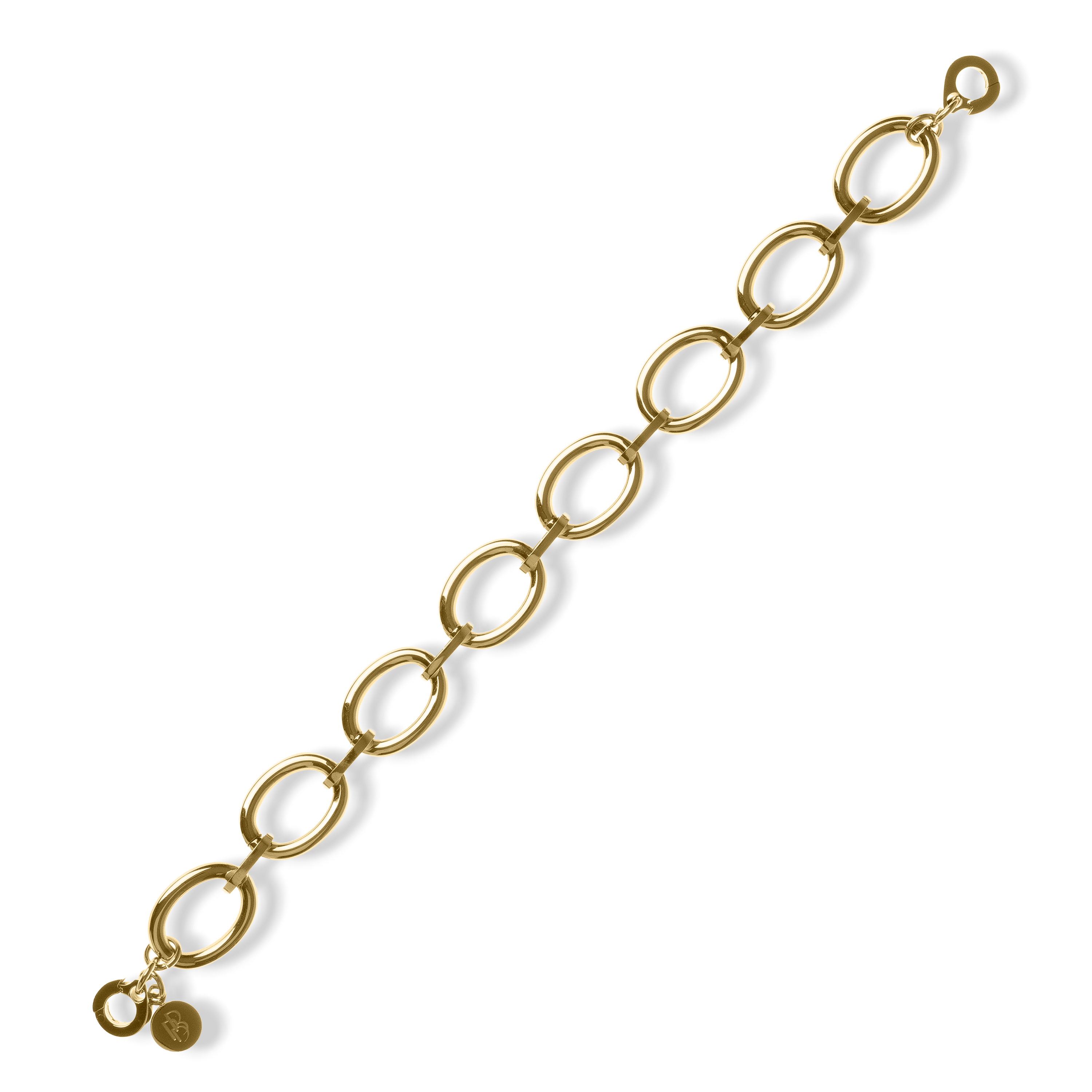 MATHILDE Bracelet — Gold Oval Link, BETTENCOURT jewellery — view 4