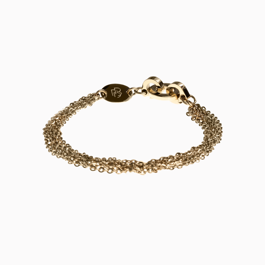 ELENORA Bracelet — Multi-Strand Gold, BETTENCOURT jewellery — view 3