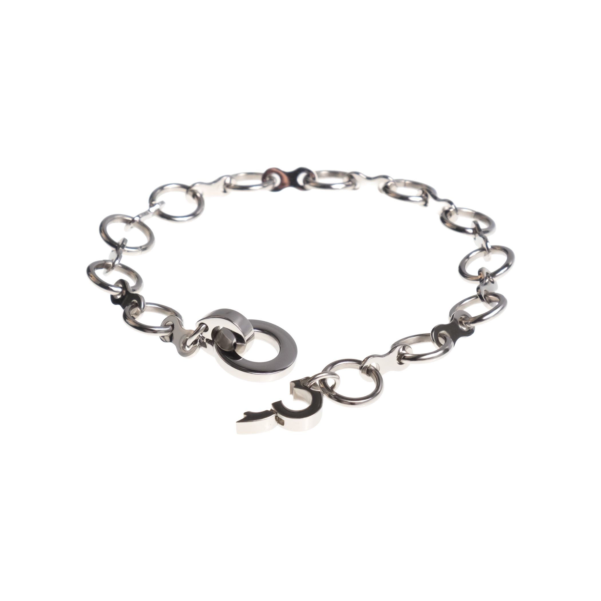 SERENA Bracelet — Circle Links Steel, BETTENCOURT jewellery — view 4