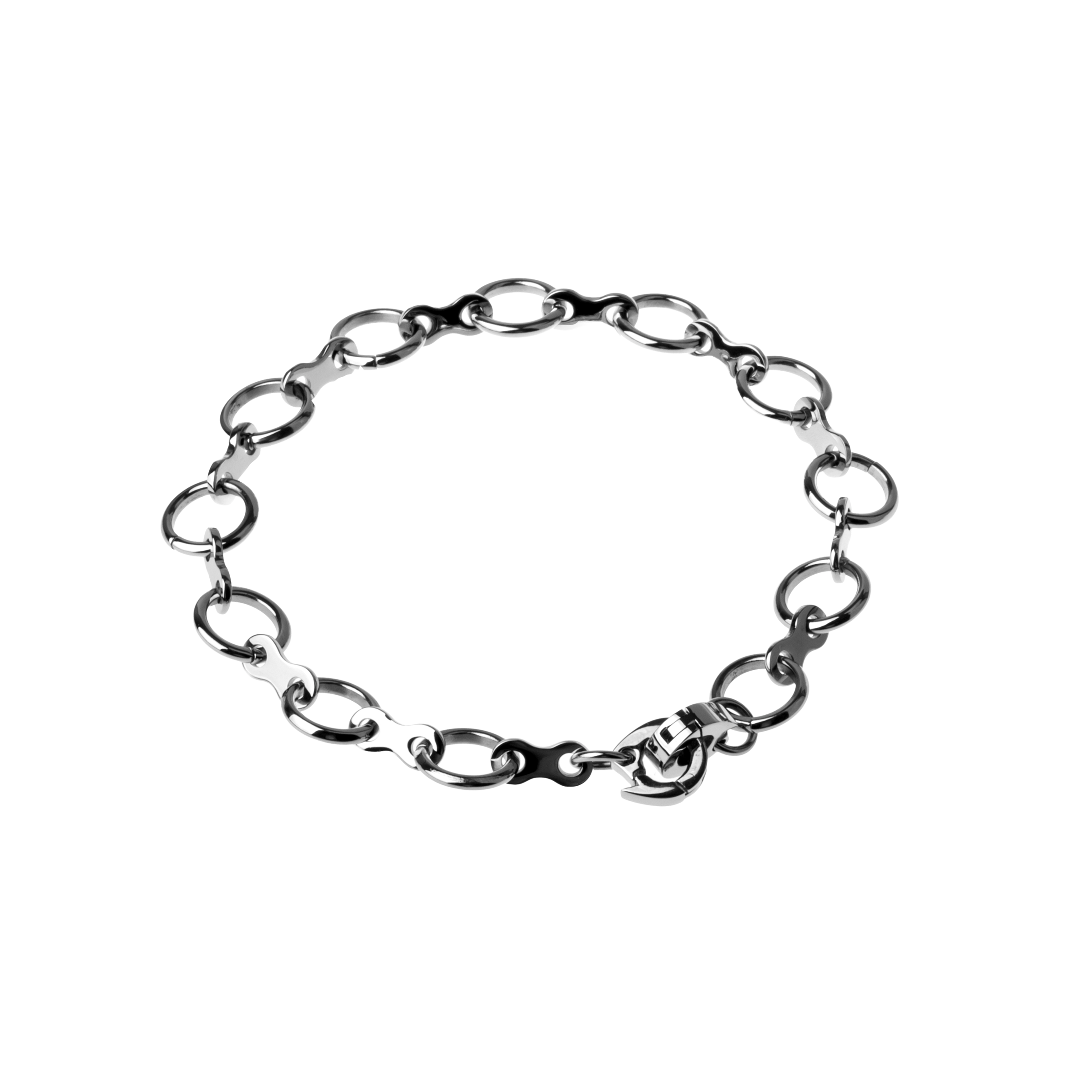 SERENA Bracelet — Circle Links Steel, BETTENCOURT jewellery — view 3