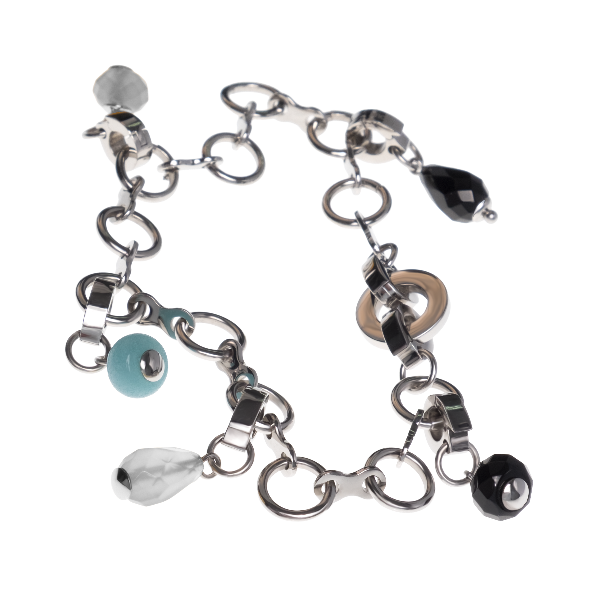 SERENA Bracelet — Circle Links Steel, BETTENCOURT jewellery — view 5