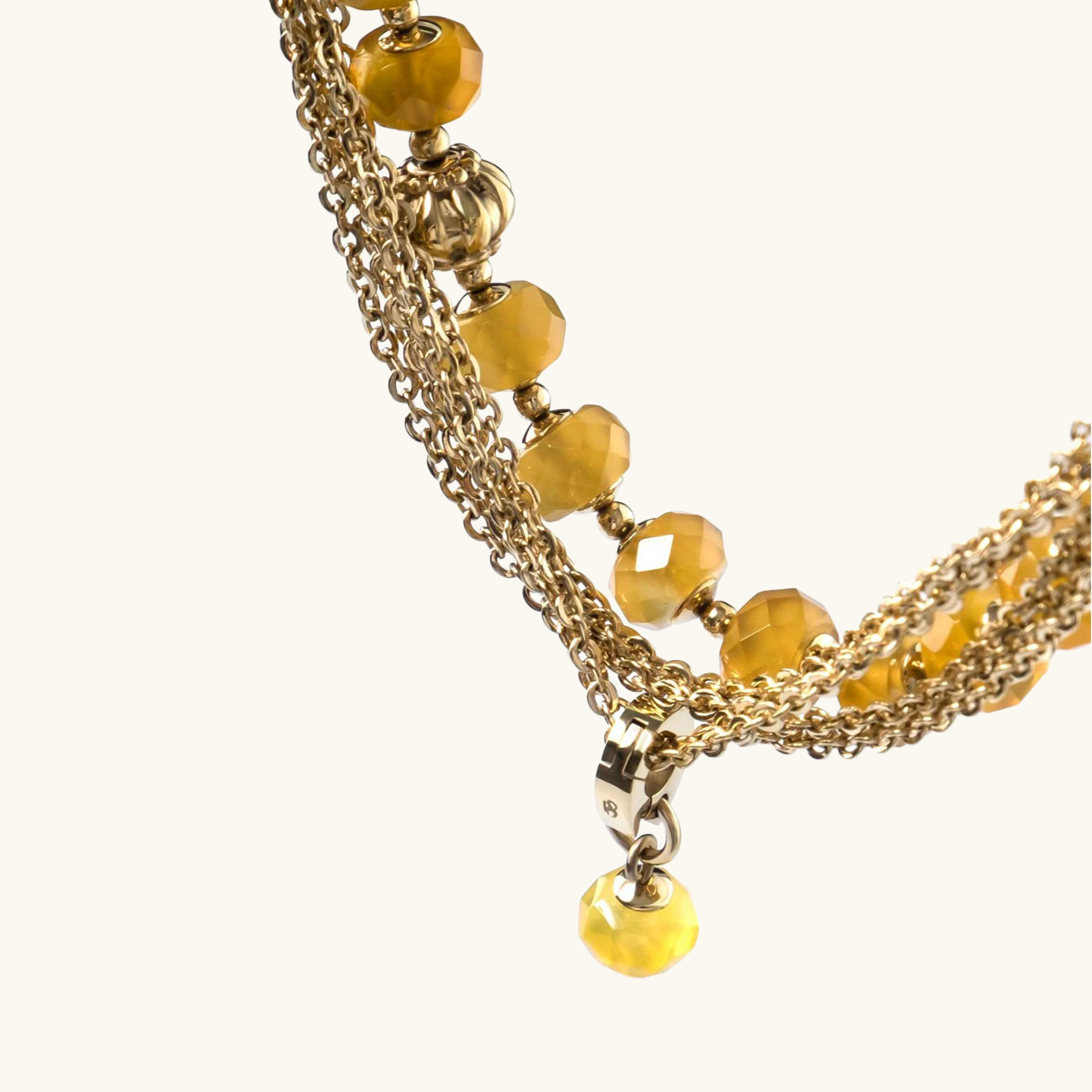 SOLE Anhänger – Gelber Achat, BETTENCOURT Schmuck – Ansicht 4