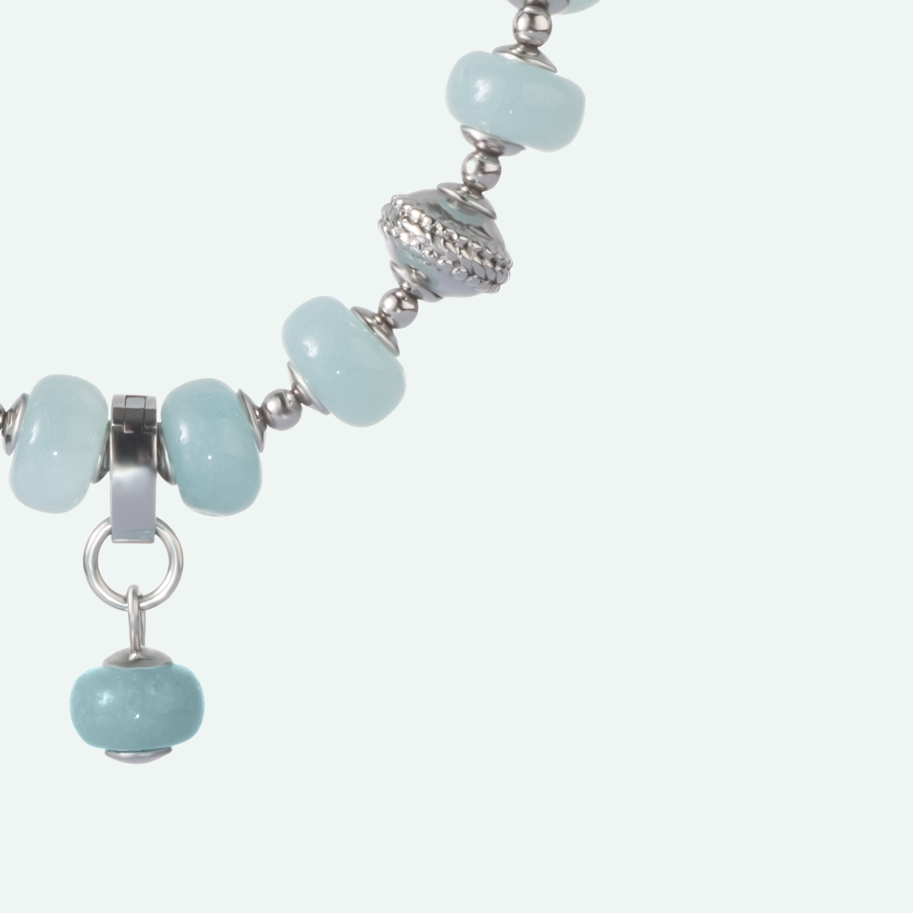 MARA Pendant — Amazonite, BETTENCOURT jewellery — view 6