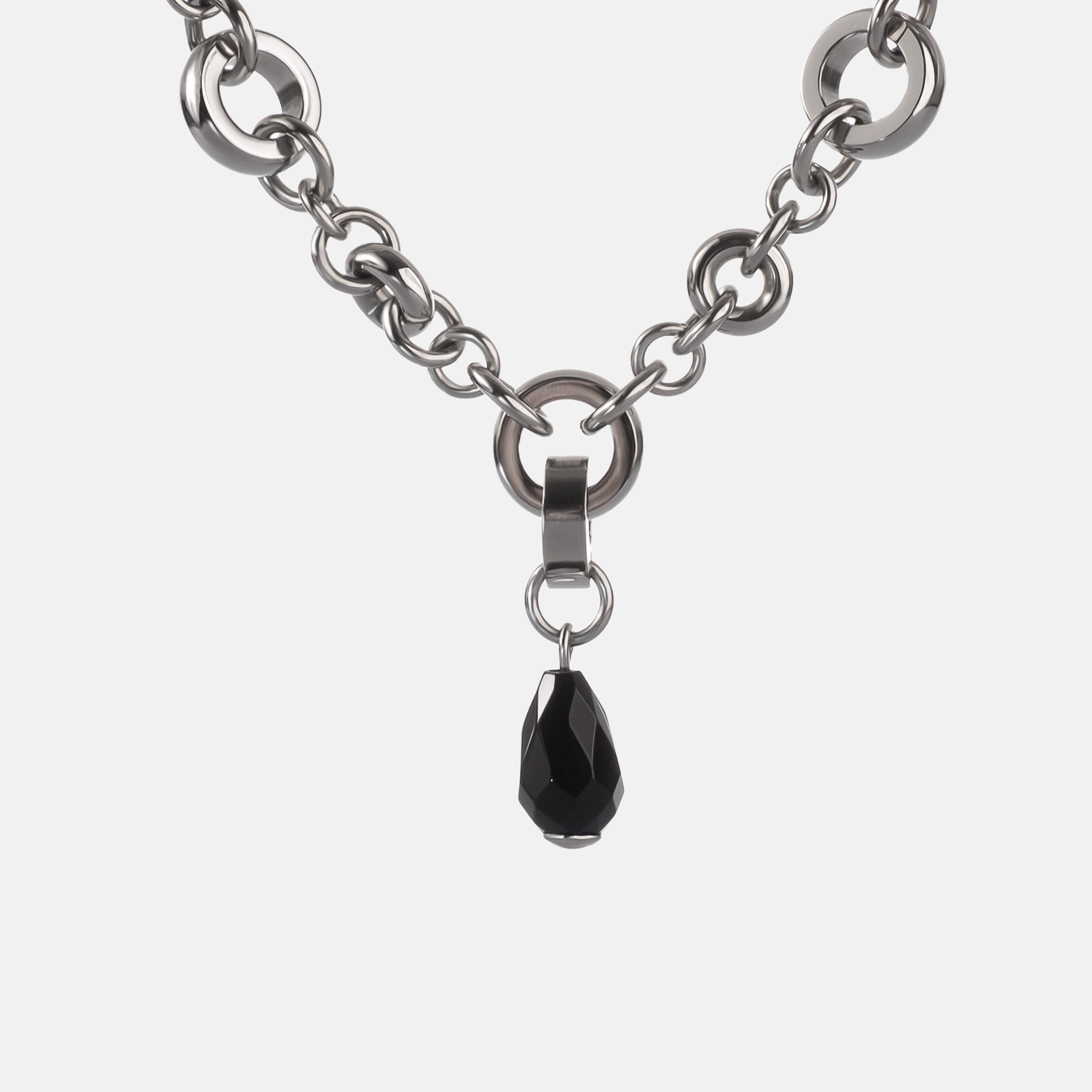 NORA Anhänger – Schwarzer Achat, BETTENCOURT Schmuck – Ansicht 4