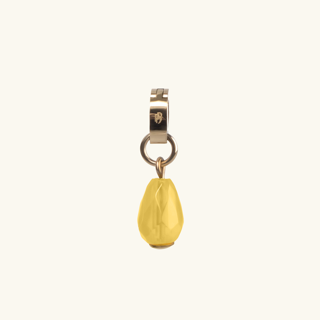 LUCIA Pendant — Yellow Agate, BETTENCOURT jewellery