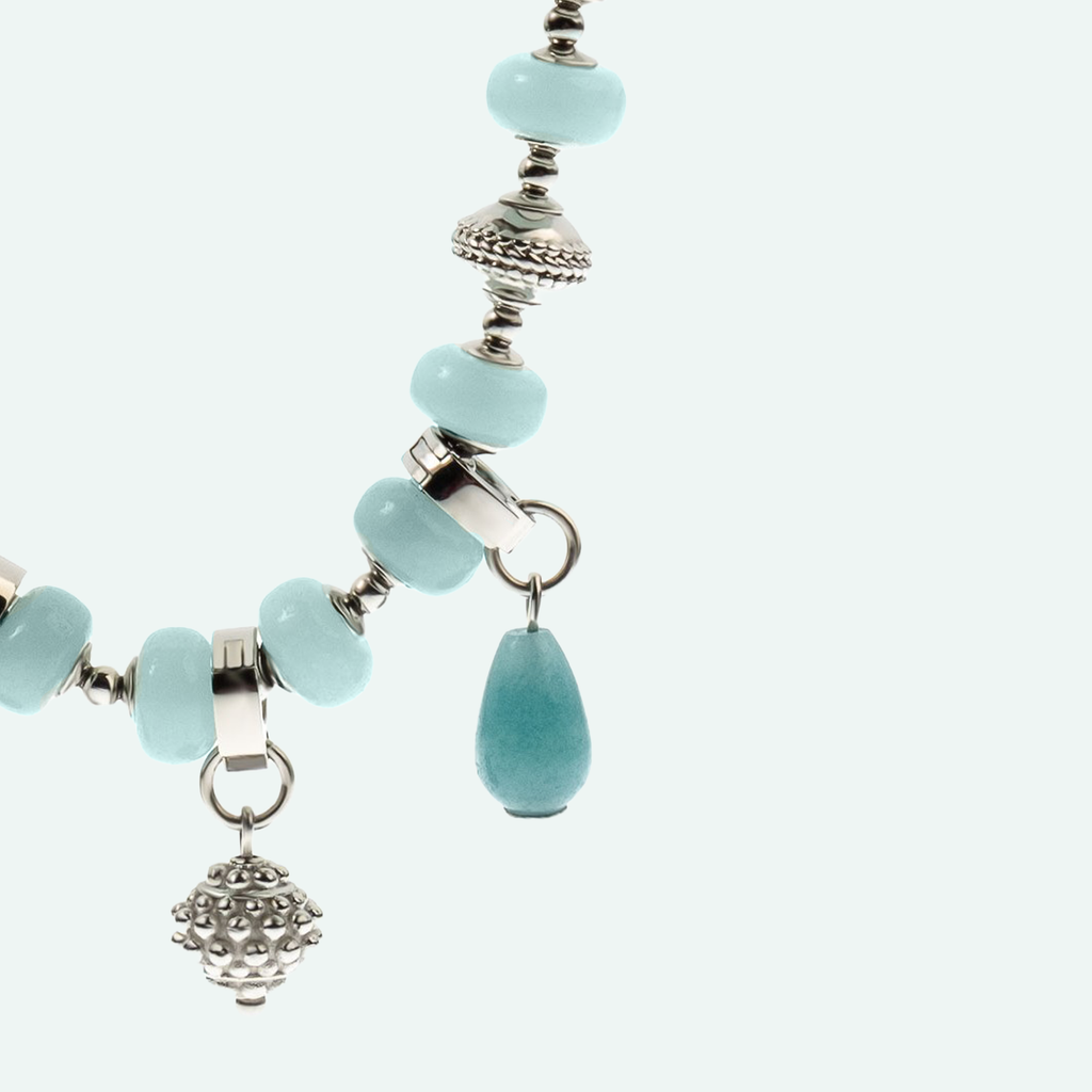 SOFIA Pendant — Amazonite Teardrop, BETTENCOURT jewellery — view 4
