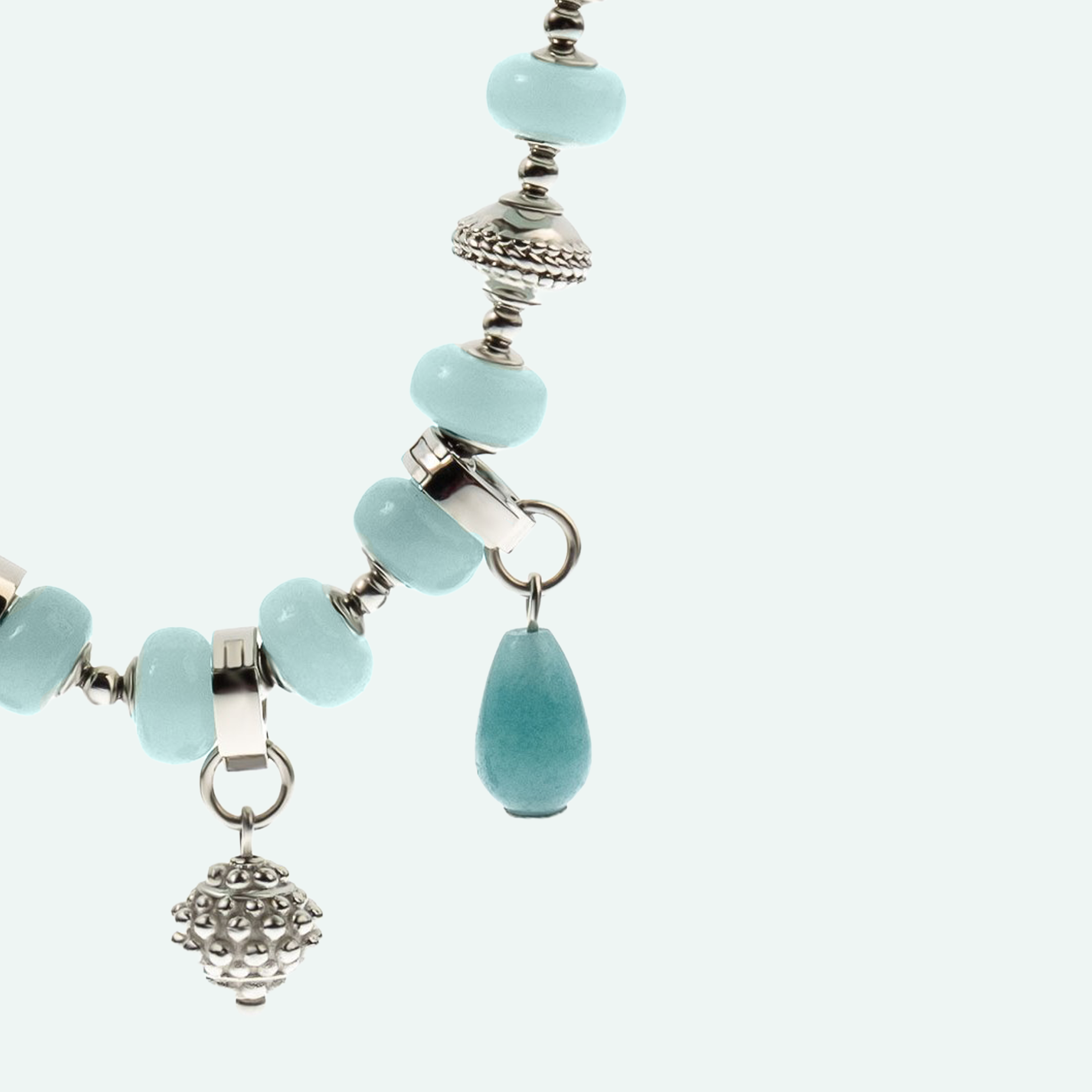 SOFIA Pendant — Amazonite Teardrop, BETTENCOURT jewellery — view 4