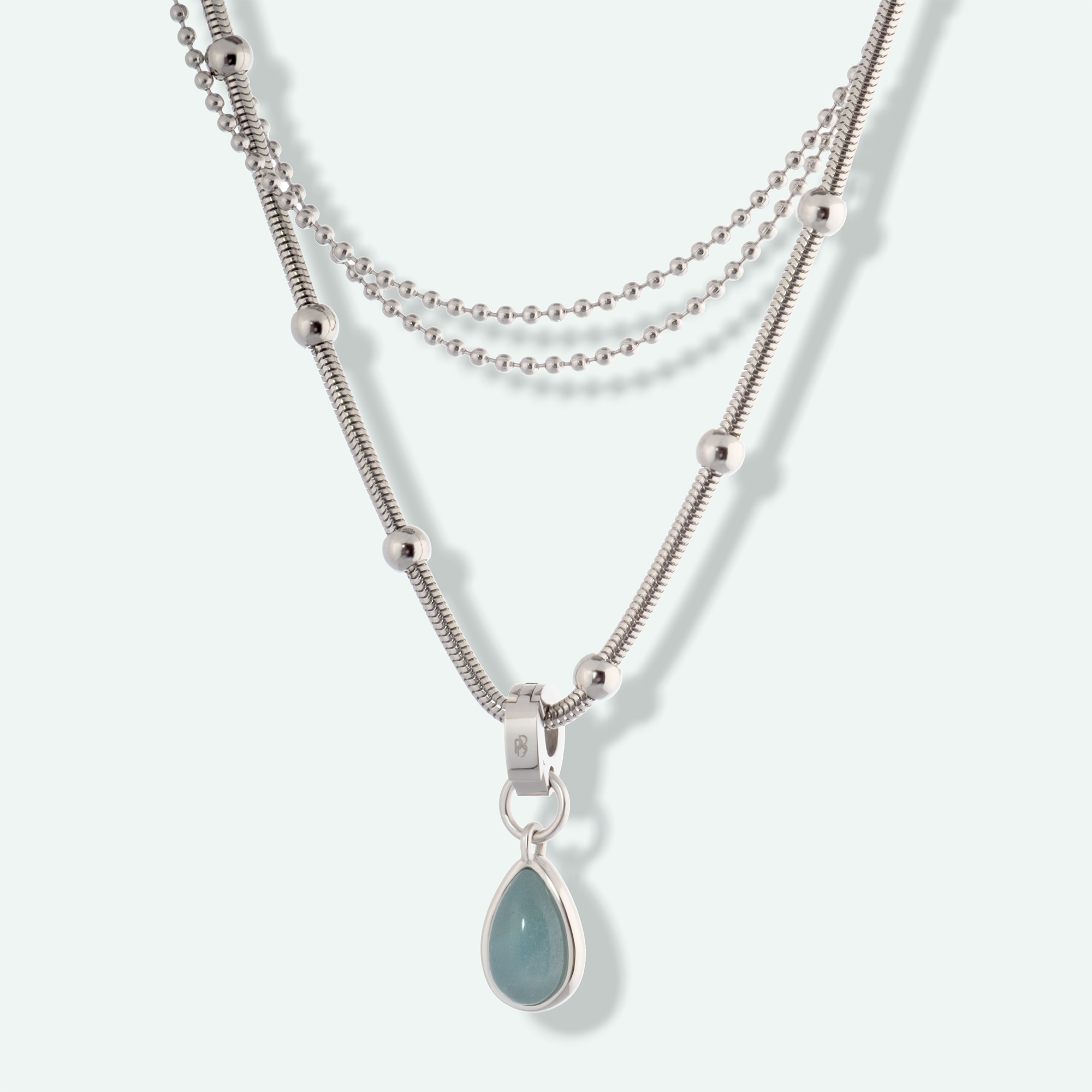 MARINA Anhänger – Amazonit, BETTENCOURT Schmuck – Ansicht 3