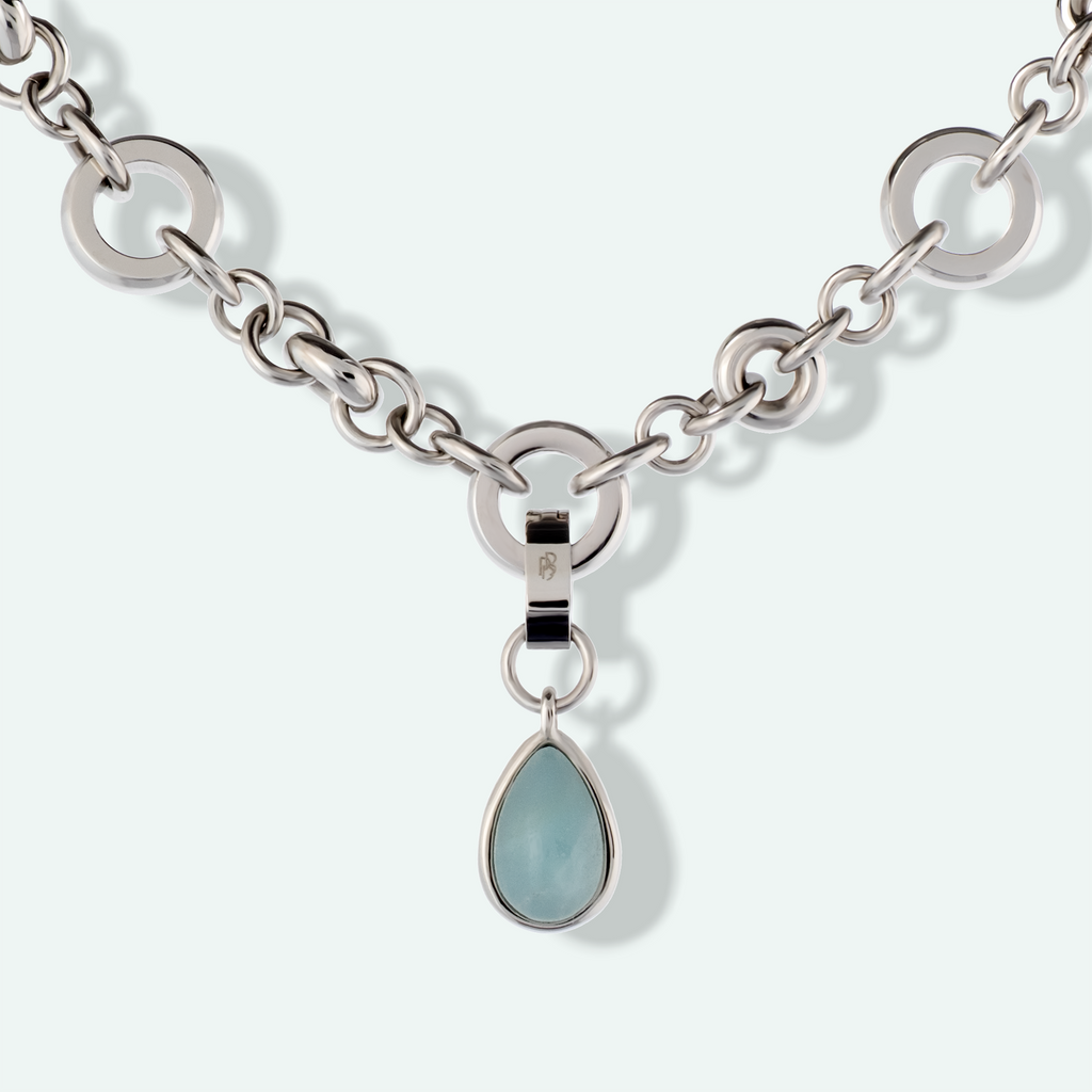 MARINA Anhänger – Amazonit, BETTENCOURT Schmuck – Ansicht 4