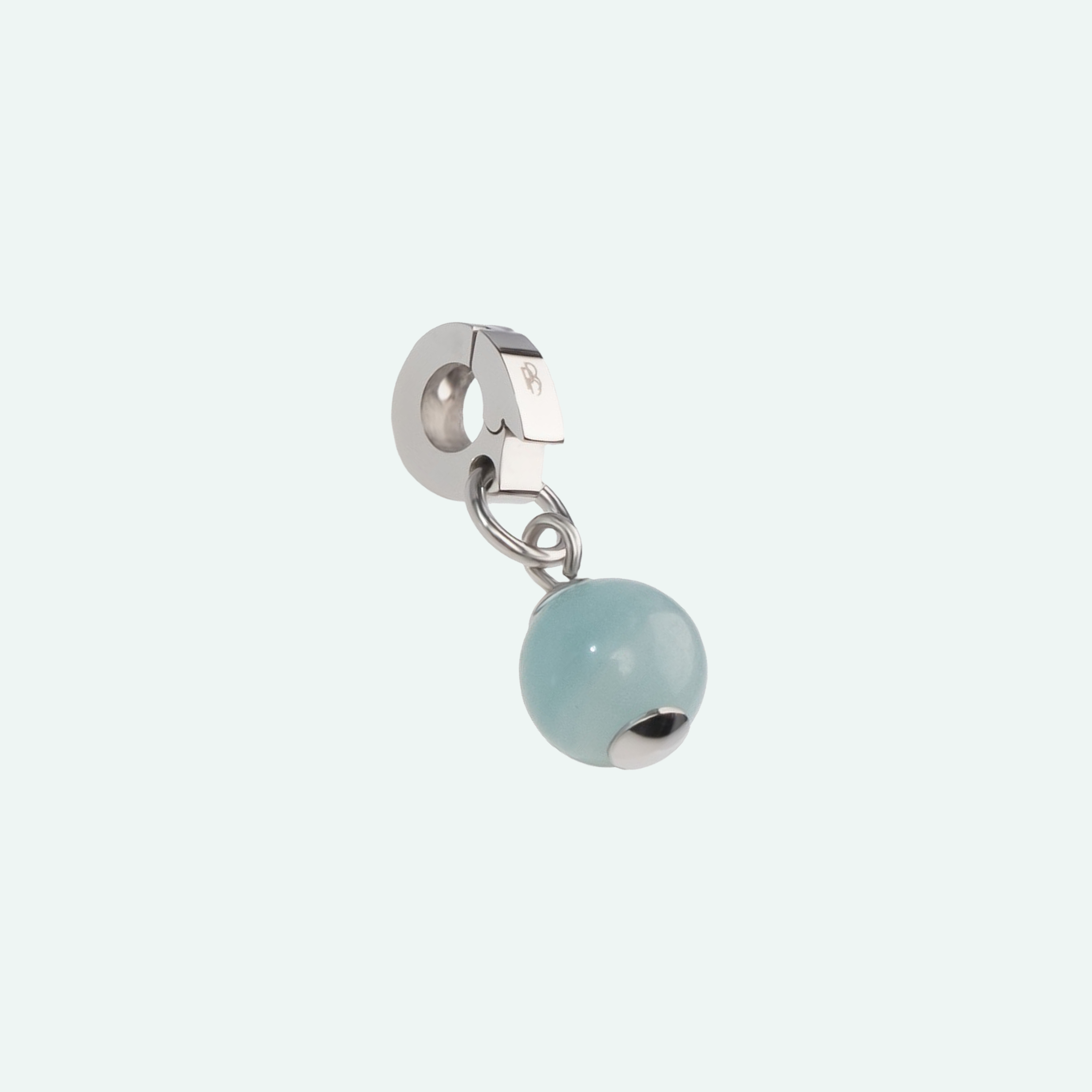PUNTO Anhänger – Amazonit, BETTENCOURT Schmuck – Ansicht 4