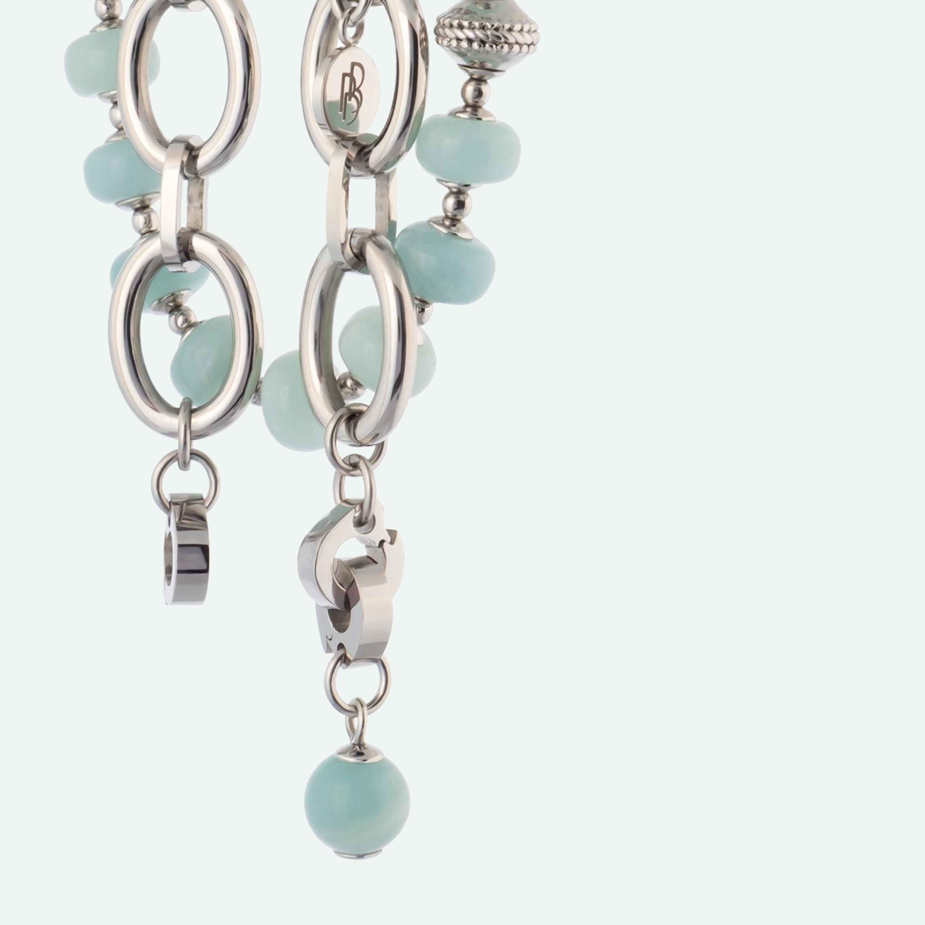 PUNTO Anhänger – Amazonit, BETTENCOURT Schmuck – Ansicht 5