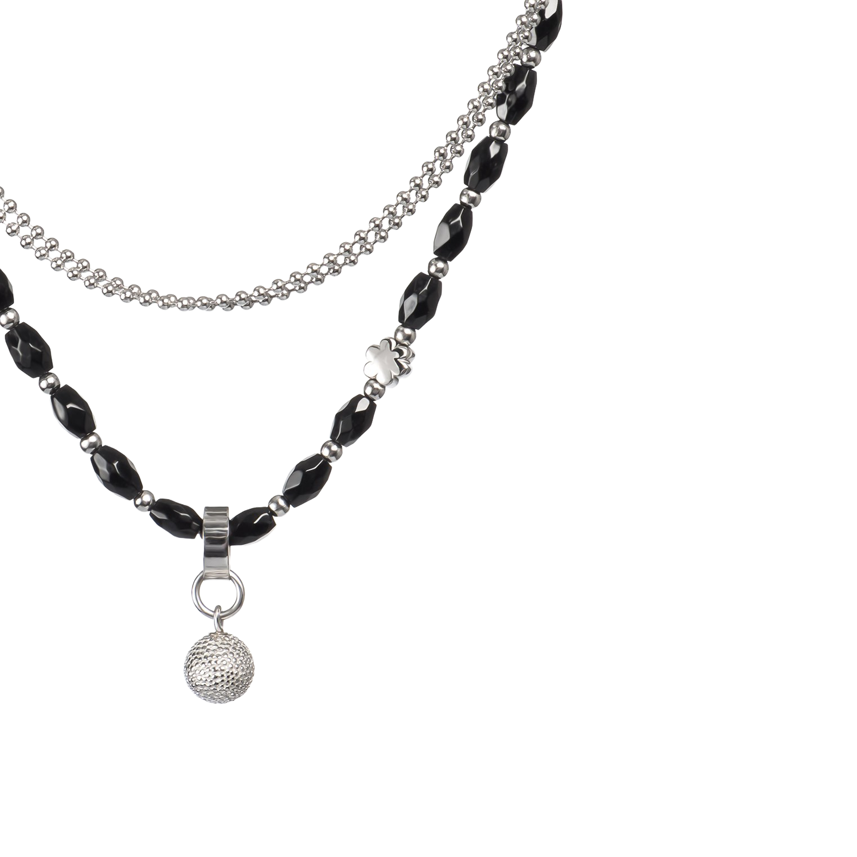 ELISA Anhänger – Stahlkugel, BETTENCOURT Schmuck – Ansicht 4