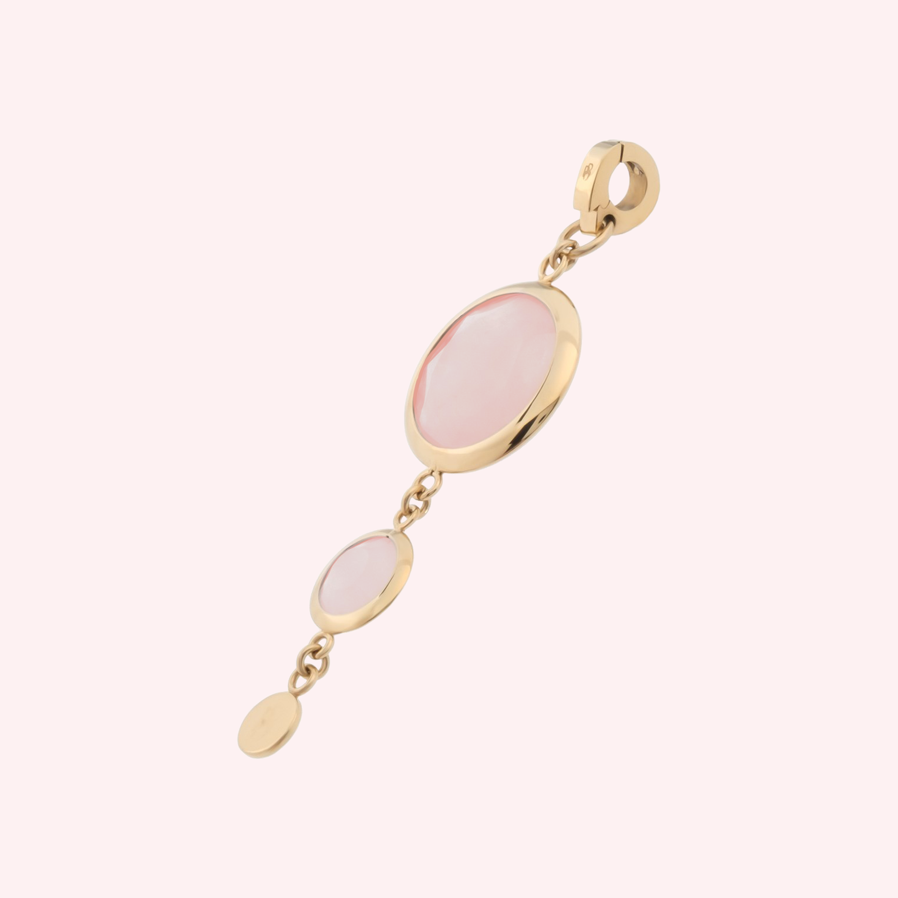 VIOLETTA Anhänger – Rosenquarz, BETTENCOURT Schmuck – Ansicht 4