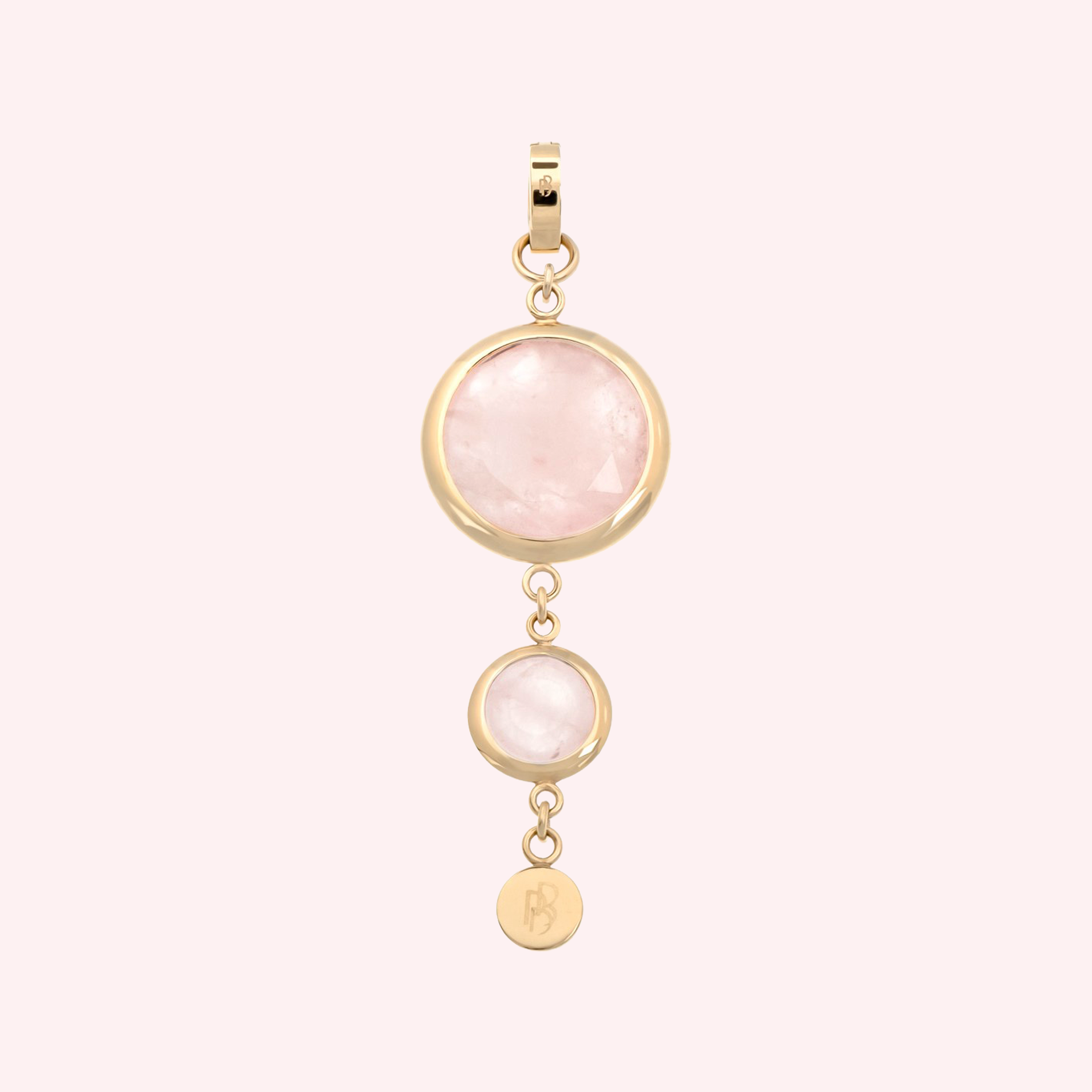 VIOLETTA Anhänger – Rosenquarz, BETTENCOURT Schmuck