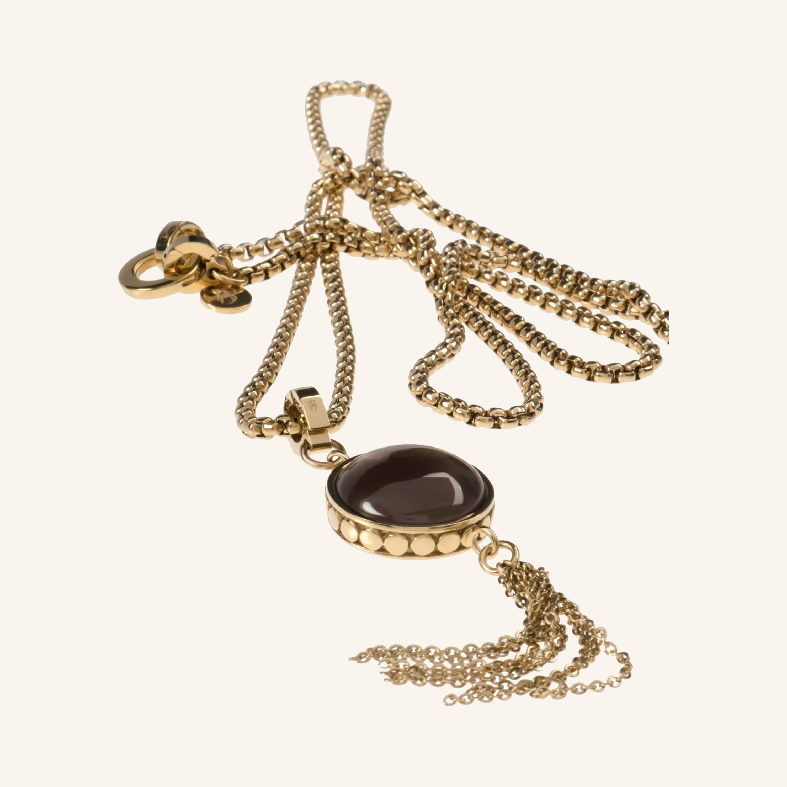 LIVIA Anhänger – Rauchquarz, BETTENCOURT Schmuck – Ansicht 5