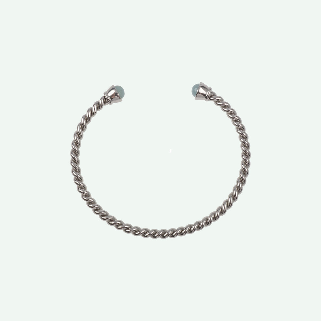 MENTA – Amazonit-Armreif aus Edelstahl, BETTENCOURT Schmuck – Ansicht 4
