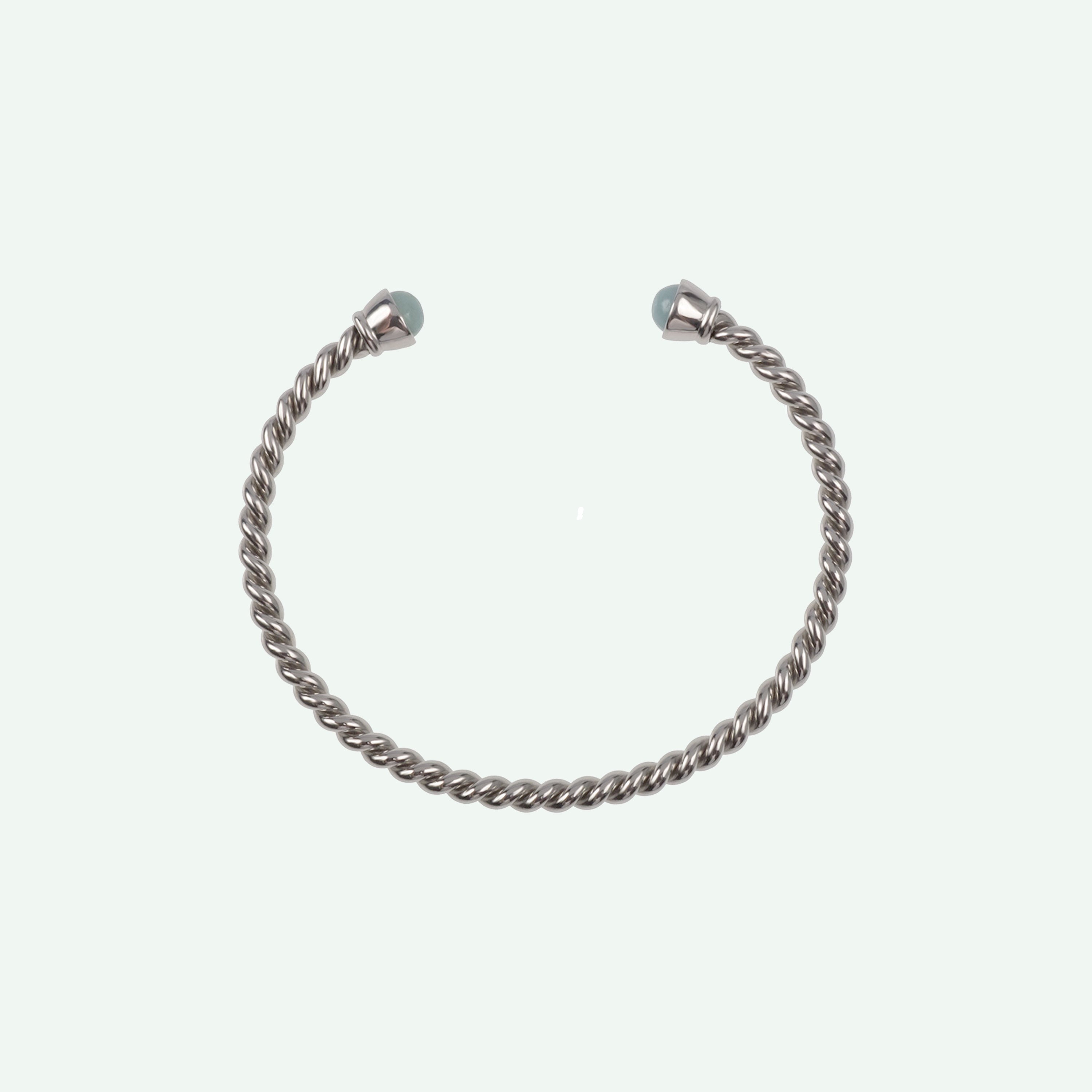 MENTA – Amazonit-Armreif aus Edelstahl, BETTENCOURT Schmuck – Ansicht 4