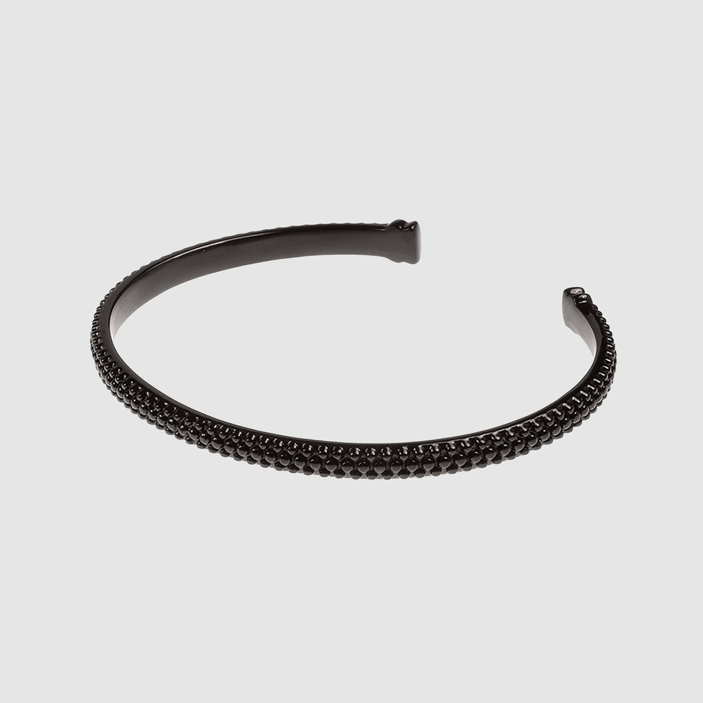 MORA Armband – Schwarzer Stahl-Armreif, BETTENCOURT Schmuck – Ansicht 3