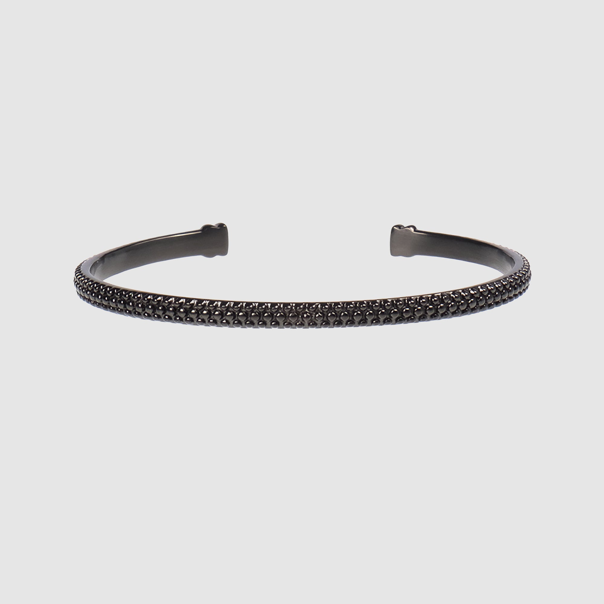 MORA Armband – Schwarzer Stahl-Armreif, BETTENCOURT Schmuck – Ansicht 4