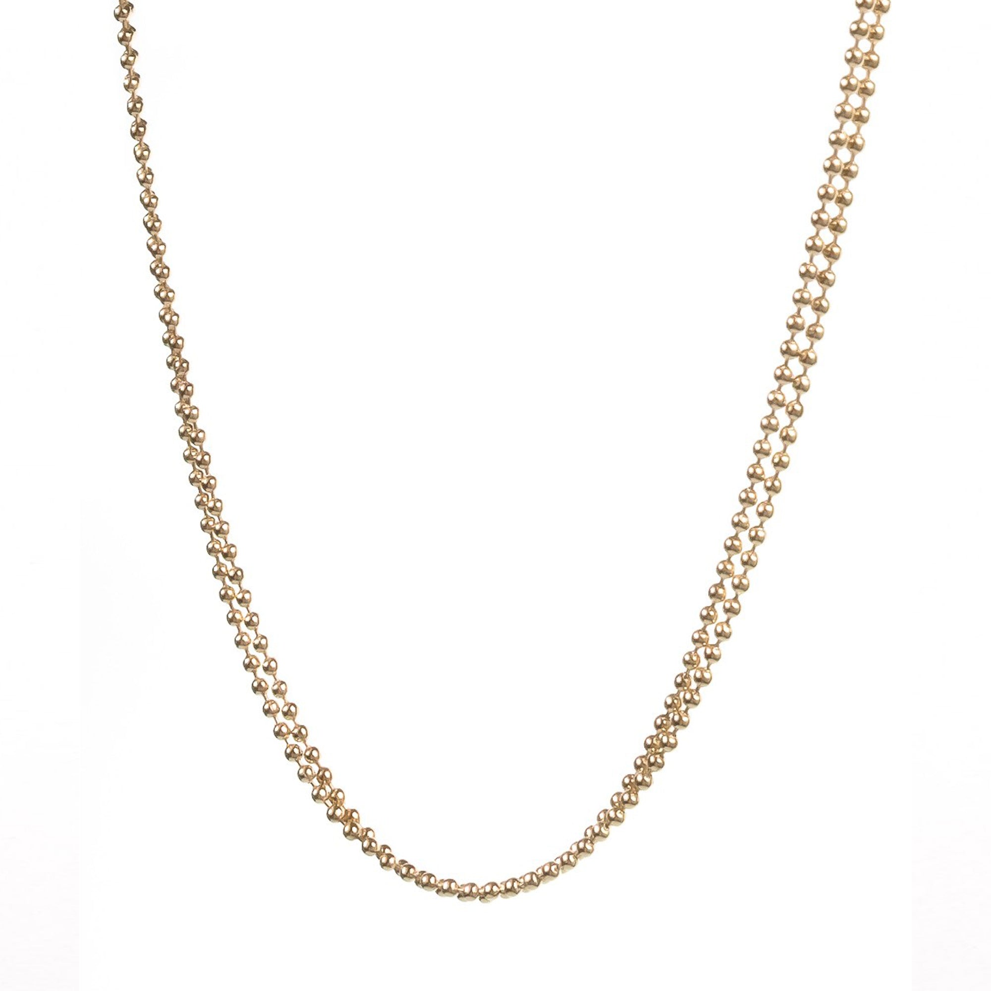 BIANCA Necklace — Gold Chain 40cm, BETTENCOURT jewellery — view 4