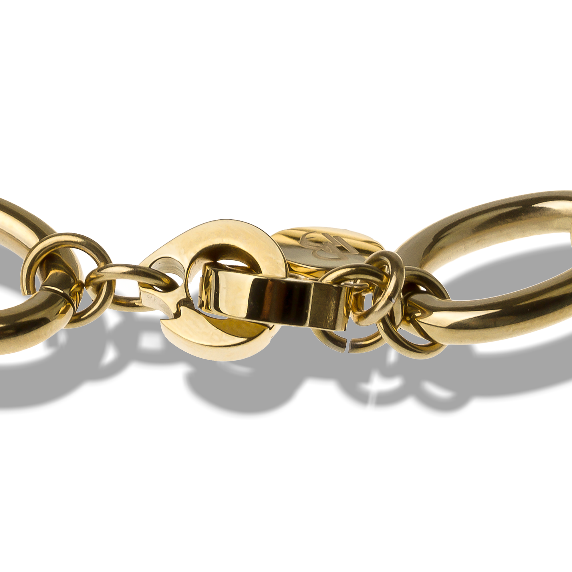 MATHILDE Bracelet — Gold Oval Link, BETTENCOURT jewellery — view 5