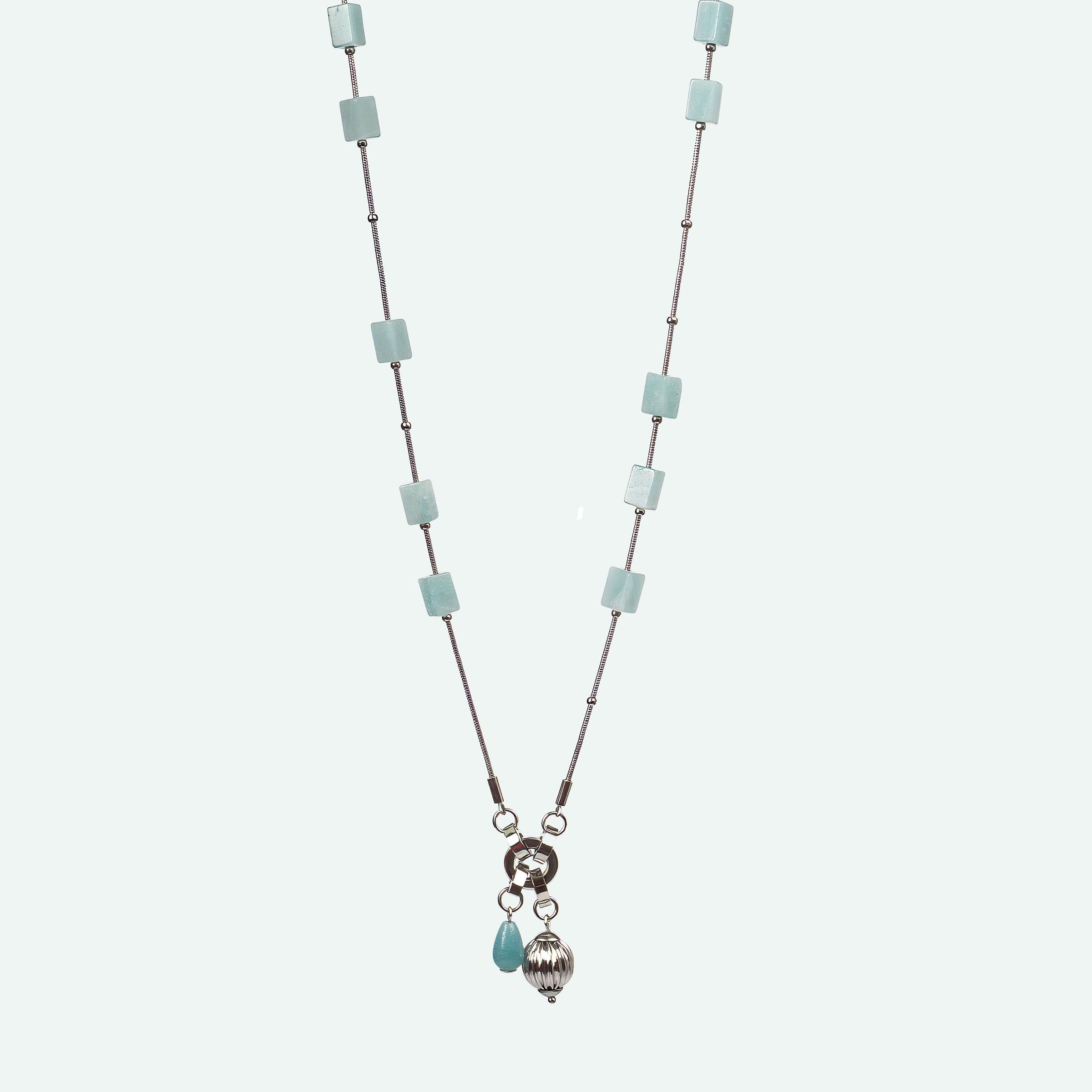 MARISA & SOFIA & BELLISSA Set — Amazonite Necklace & Pendants, BETTENCOURT jewellery — view 2