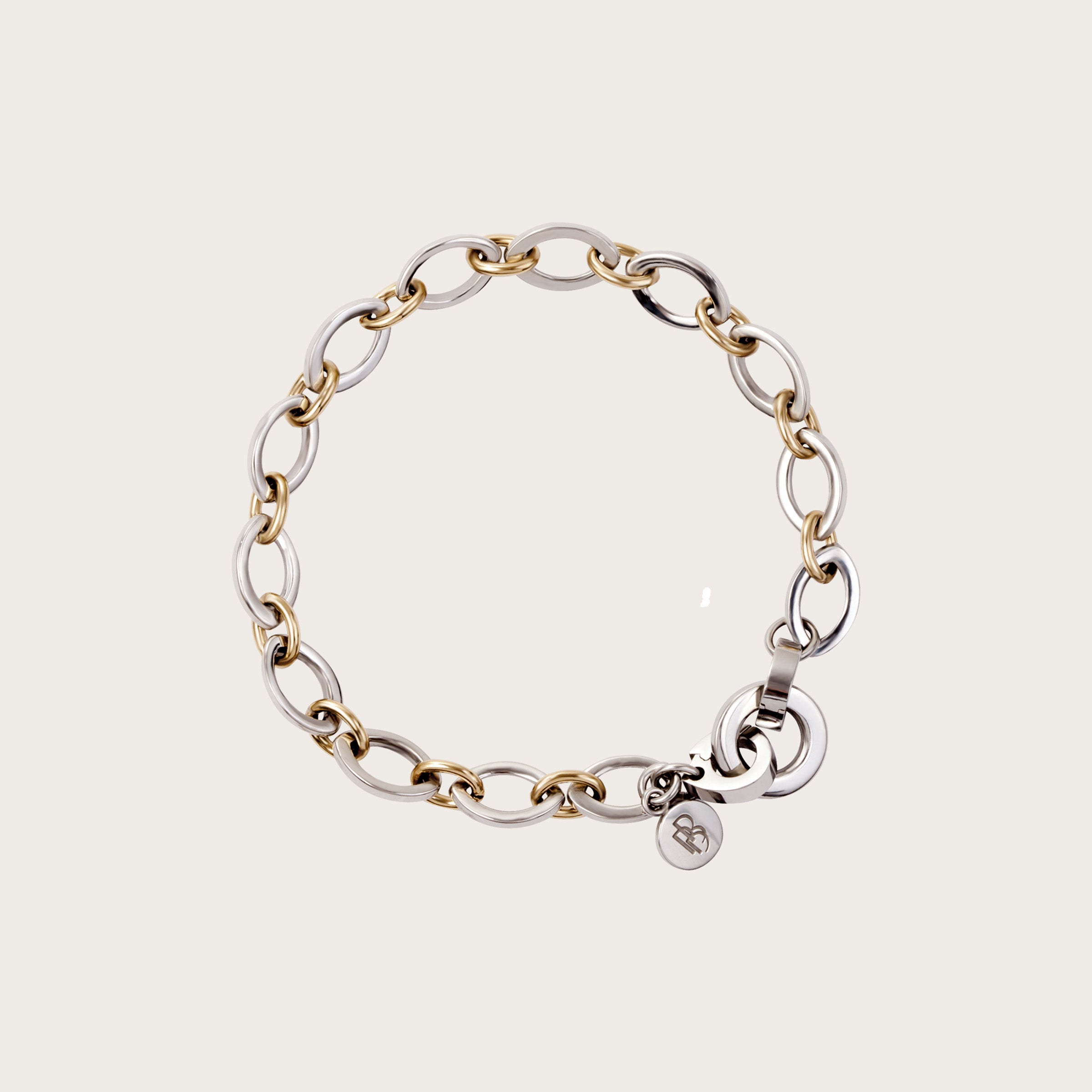 VALENTINA & ROSSANA Set – Bicolor Halskette & Armband, BETTENCOURT Schmuck – Ansicht 3, ROSSANA Armband